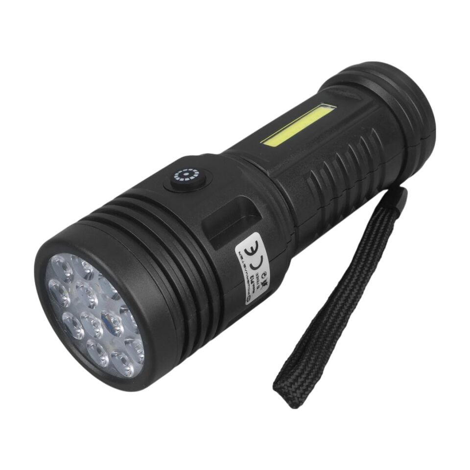 Powermaster PM-26722 4+2 Modlu Şarjlı 12 Ledli El Feneri