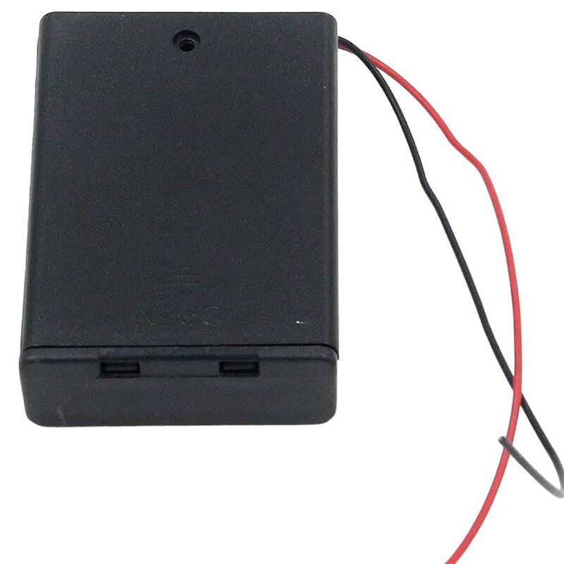 Powermaster IC-233E 3'lü AA Kapaklı Switch'li Pil Yuvası