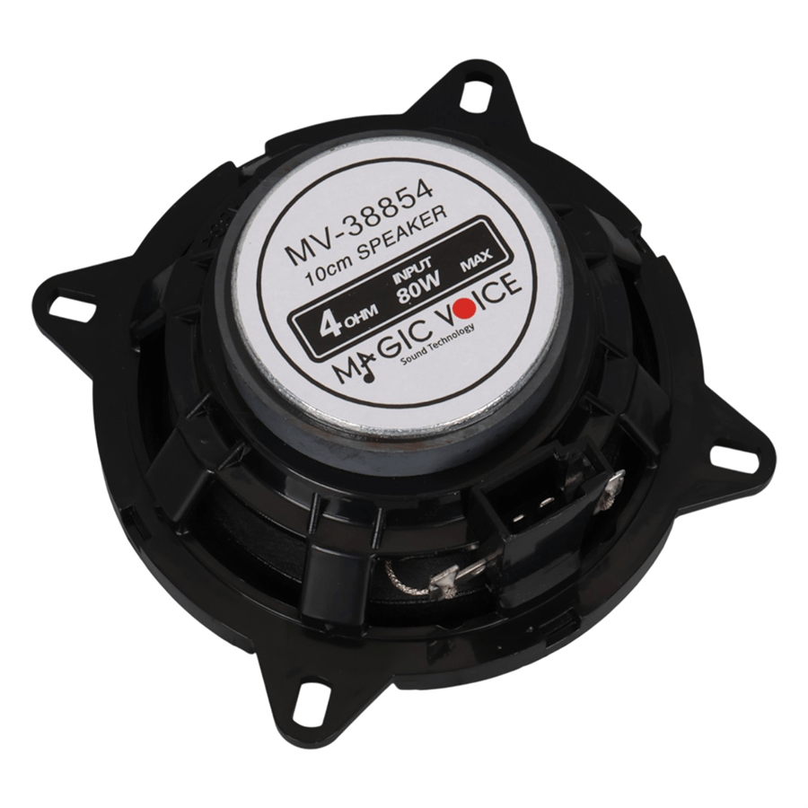 Magicvoice MV-38854  OHM 80Watt 10CM Tekli Oto Hoparlör