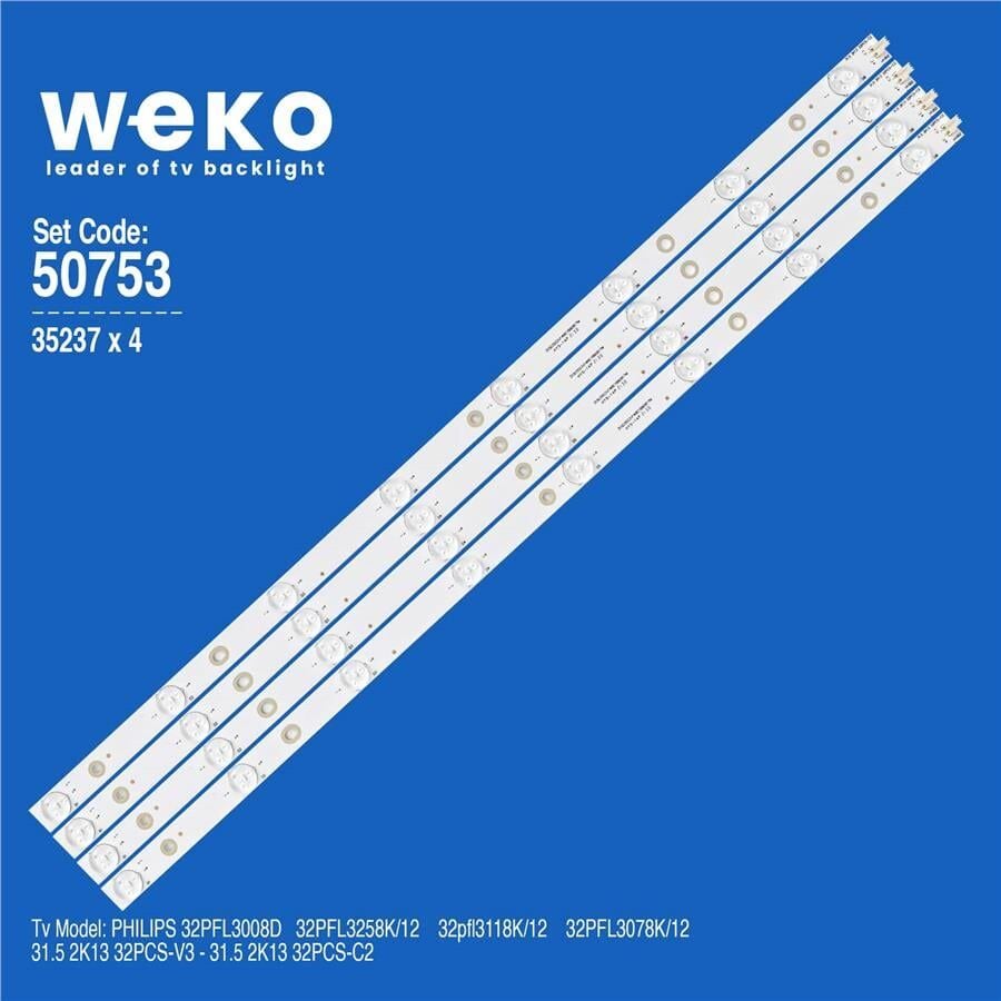 Wkset-5753 35237X4 31.5 2K13 32Pcs-V3 - 31.5 2K13 32Pcs-C2 4 Adet Led Bar