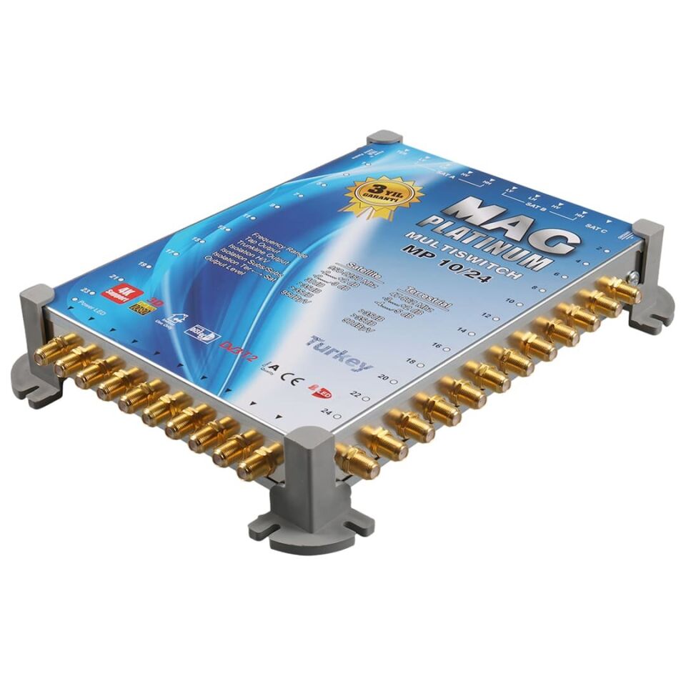 MAG Platinum MP 10/24 Multiswitch Merkezi Uydu Santrali