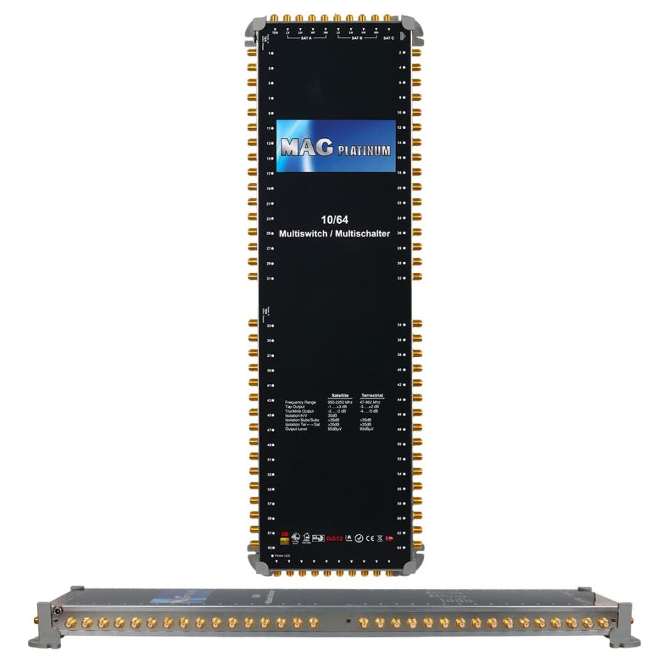 MAG Platinum MP 10/64 Multiswitch Merkezi Uydu Santrali