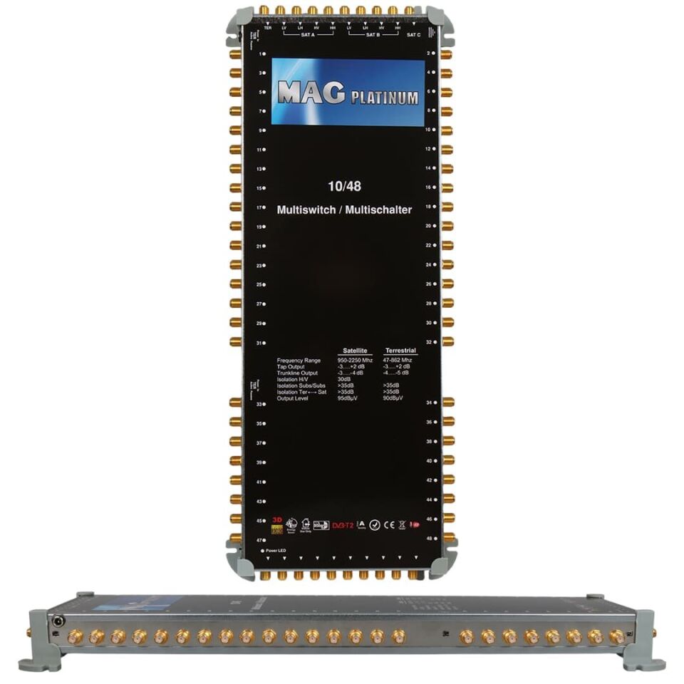 MAG Platinum MP 10/48 Multiswitch Merkezi Uydu Santrali
