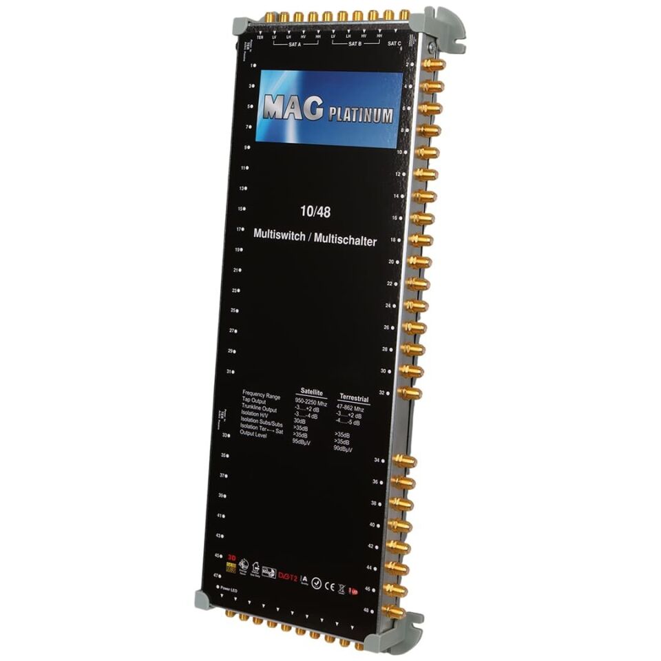MAG Platinum MP 10/48 Multiswitch Merkezi Uydu Santrali