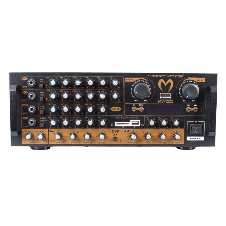 Magicvoice MV-1232 2x80 Watt USB-SD-Bluetooth Balans Trafosuz Anfi