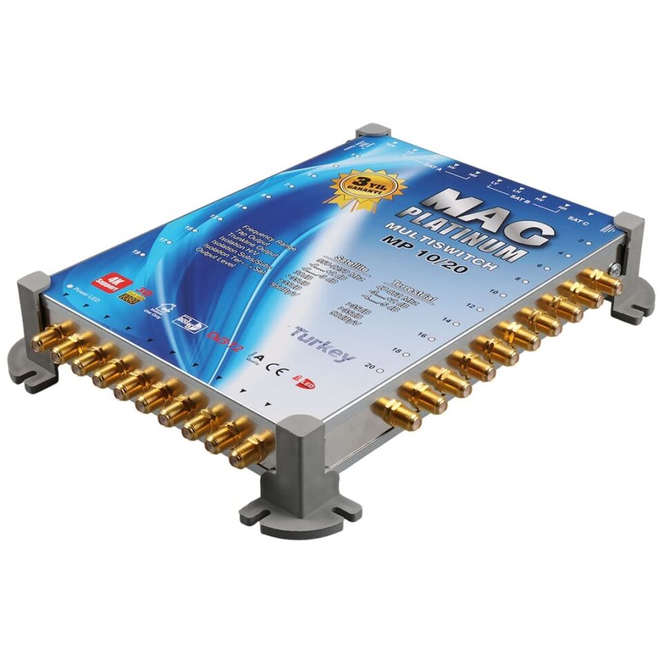 MAG Platinum MP 10/20 Multiswitch Merkezi Uydu Santrali