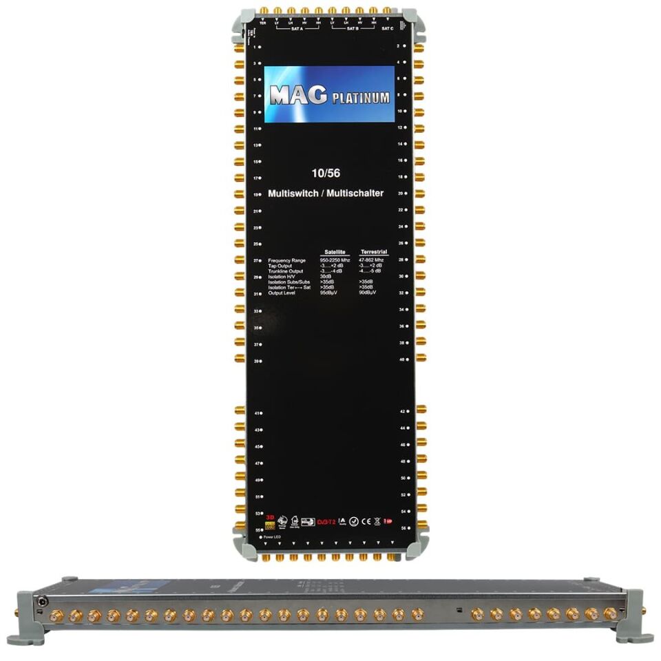 MAG Platinum MP 10/56 Multiswitch Merkezi Uydu Santrali