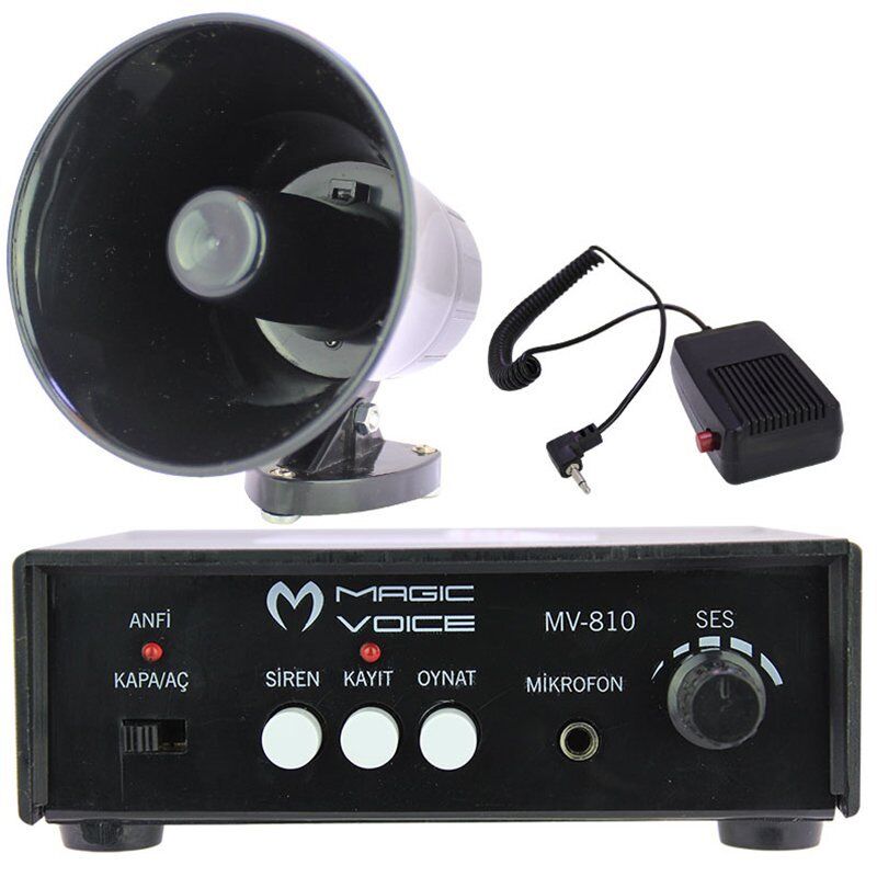 Magicvoice MV-800 Mıknatıslı Pazarcı Anfi Seti
