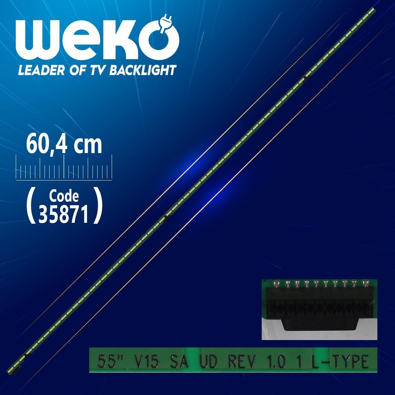 55'' V15 SA UD REV 1.0 1 L-TYPE - 6916L2060A - 63 Ledli 60.4 Cm - WK-1333 Led Tv Bar
