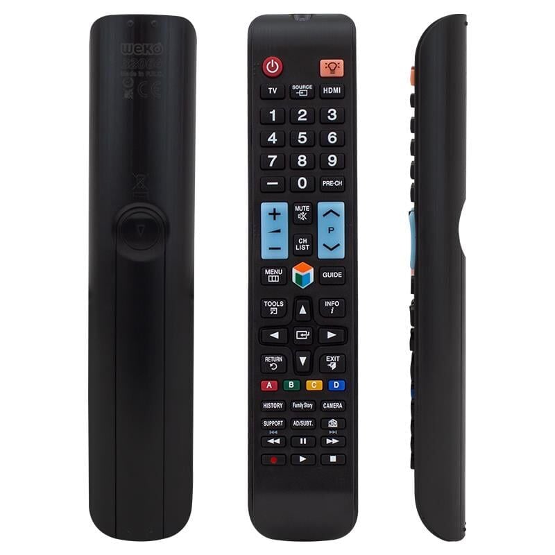 Samsung RM-D1078+1 UE40F6470 Source Tuşlu Lcd Led Tv Kumanda
