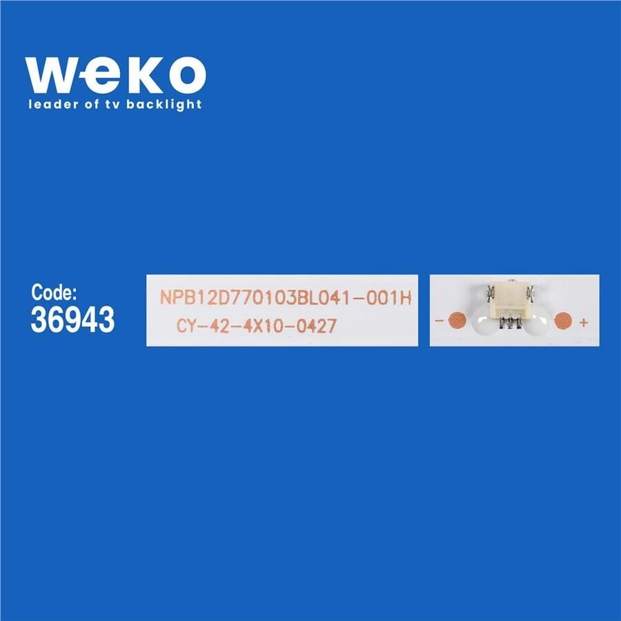 Wkset-6241 36943X4 8D42-Dndl-M7410C Npb12d770103bl041-001H Cy-42-4X10-0427 4 Adet Led Bar