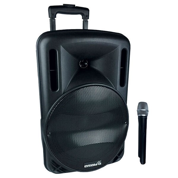 Osawa OSW-9130 30 Cm El Mikrofonlu USB-SD-Bluetooth Seyyar Ses Sistemi
