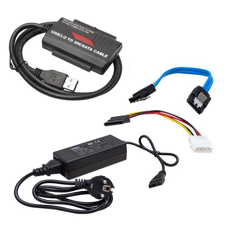Powermaster RXD-338U3 Adaptörlü USB3.0/2.0 to SATA/IDE Çevirici