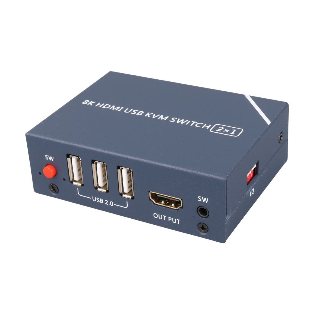 Powermaster PM-11777 8K Hdmi Usb Kvm Switch