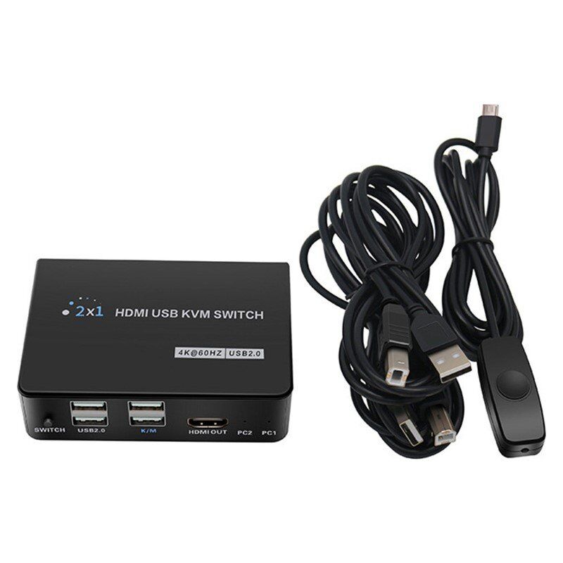 Powermaster PM-11789 4K Hdmi Usb Kvm Switch
