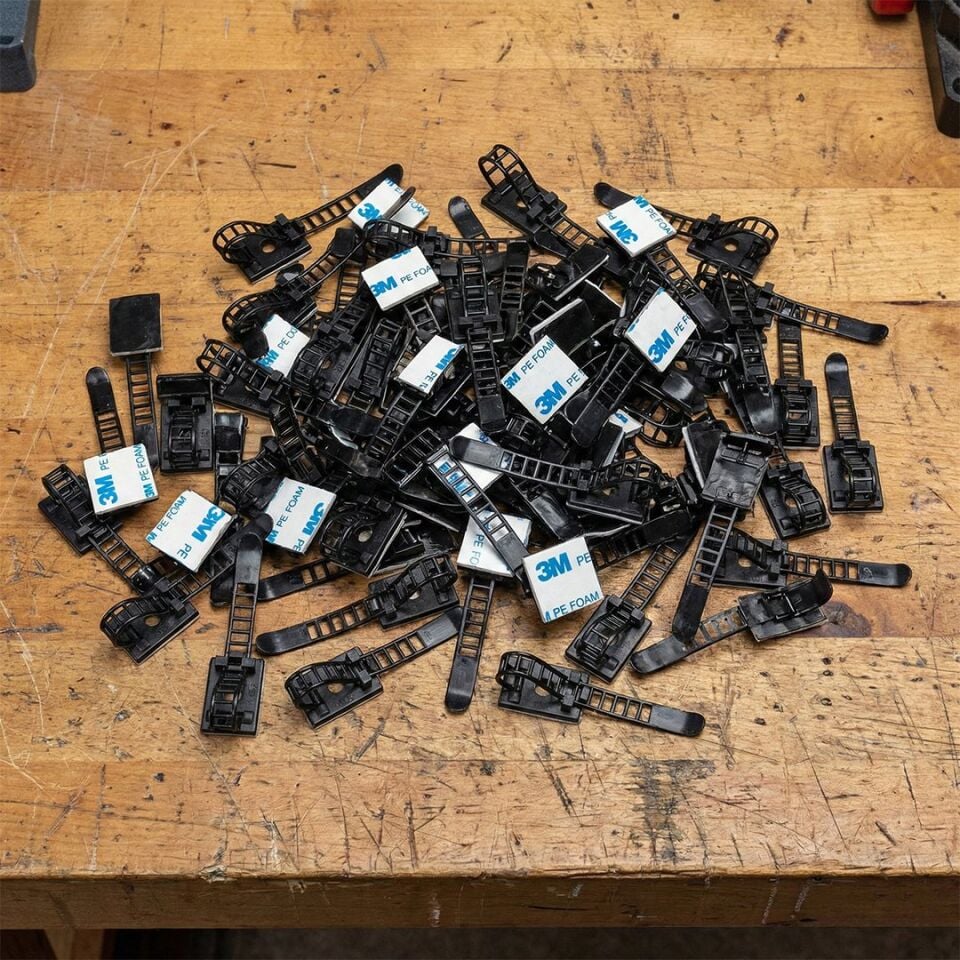 PowerMaster PM-29060 Yapışkanlı Ayarlanabilir Kablo Tutucu