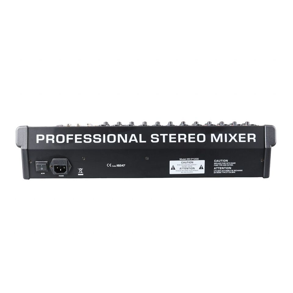 Magicvoice MV-P1200 12 Kanal USB/Bluetooth Destekli Deck Mixer