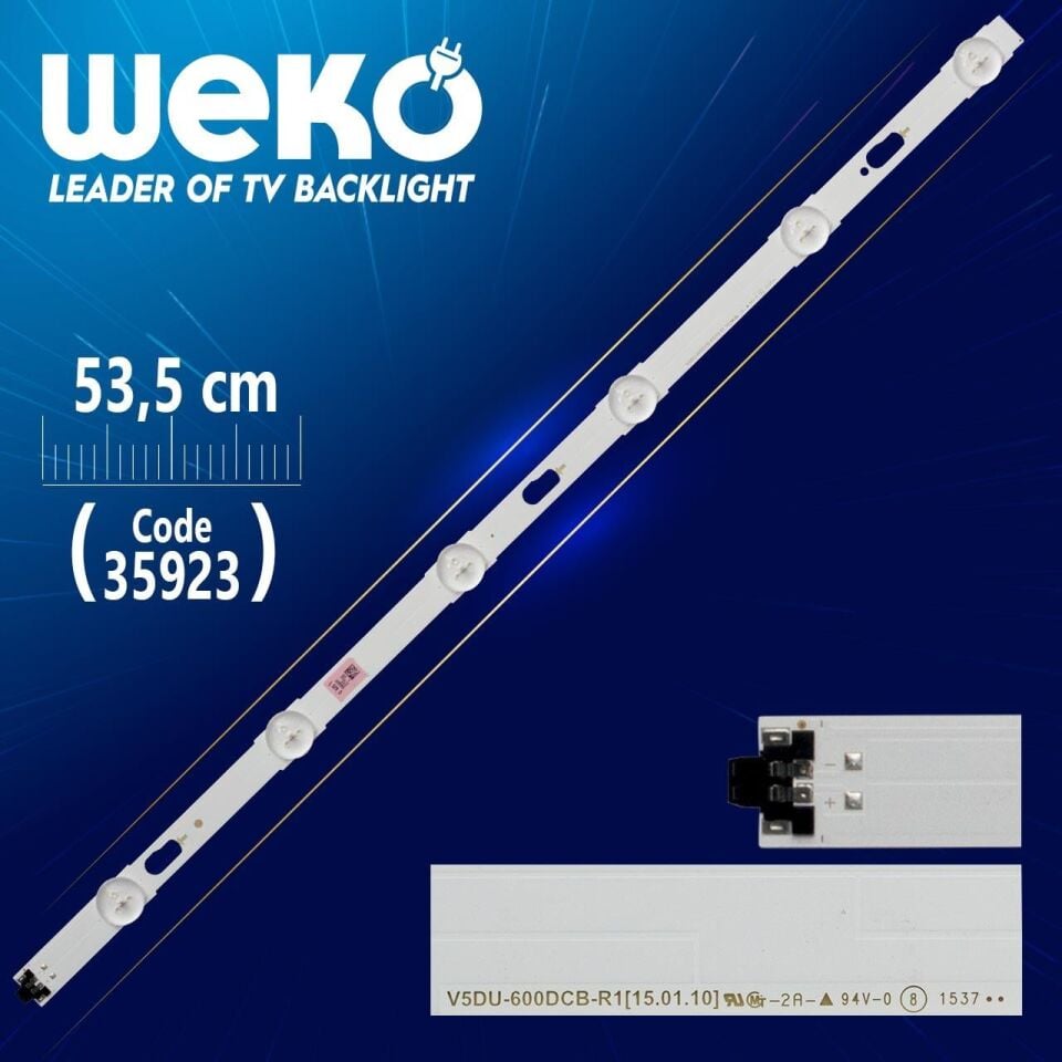V5DU-600DCB-R1 S_5U70-60_FL_R6 L8 53.5 Cm Tv Led Bar