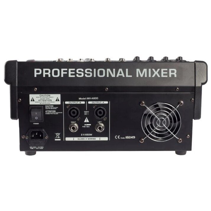 Magicvoice MV-A800 8 Kanal USB/Bluetooth Destekli Power Mixer Anfi