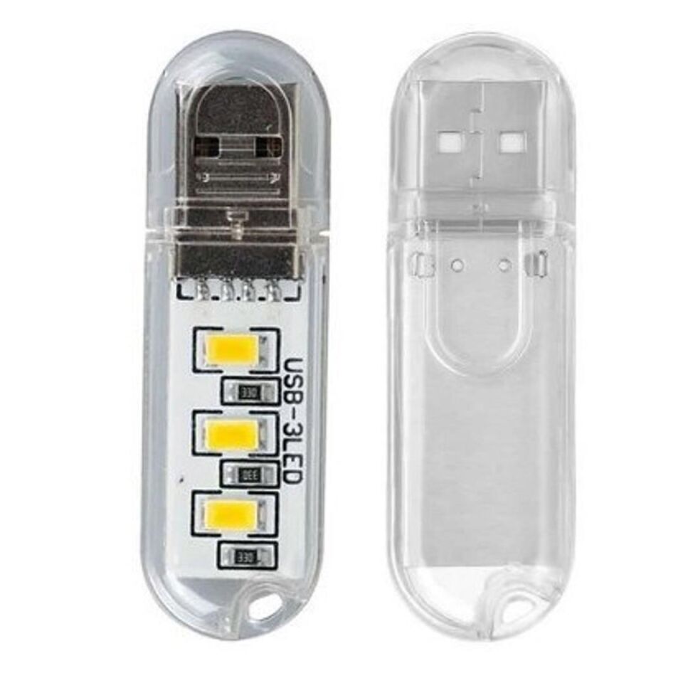 Powermaster PM-34390 3 Led Beyaz Işık Usb Gece Lambası