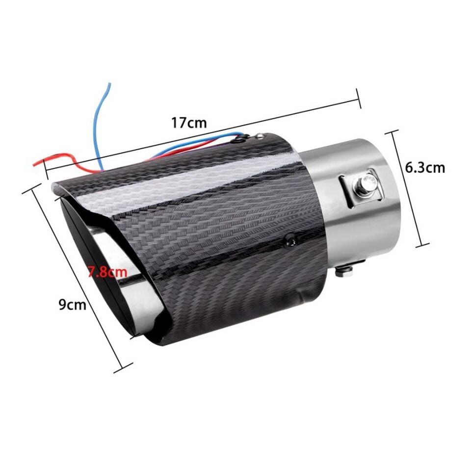 Powermaster PM-20518 Led Işıklı Unıversal Egzoz Ucu