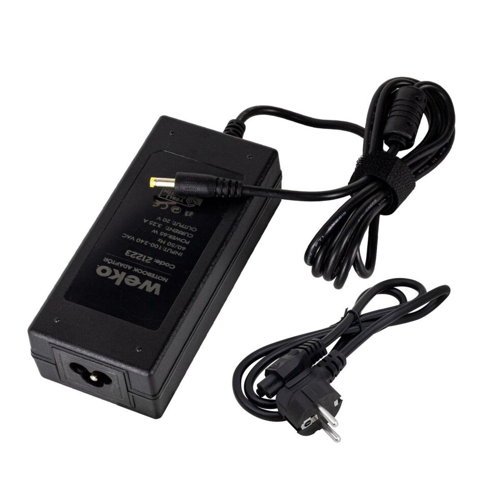 Weko 20 Volt 3.25 Amper 65 Watt Notebook Adaptör