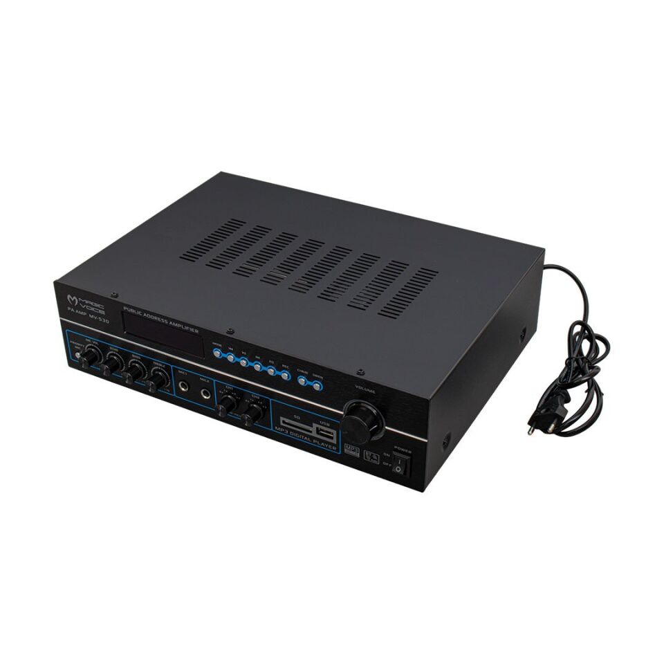 Magicvoice MV-530 120 Watt Usb-Sd-Bluetooth 2 Bölgeli Hat Trafolu Anfi