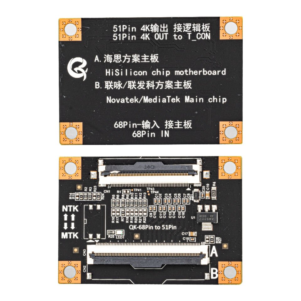 Lcd Panel Flexi Repair Kart Qk-68 Pin To 51 Pin 4k A1