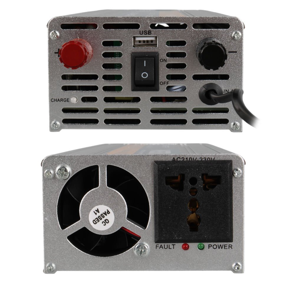 Powermaster PM-2000C 12 Volt 2000Watt Şarjlı UPS'li Inverter