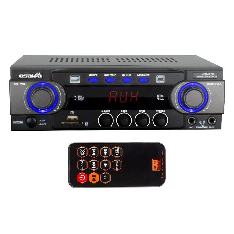 Osawa HD-510 USB-SD-Bluetooth 100 Watt Dijital Stereo Mixer Anfi