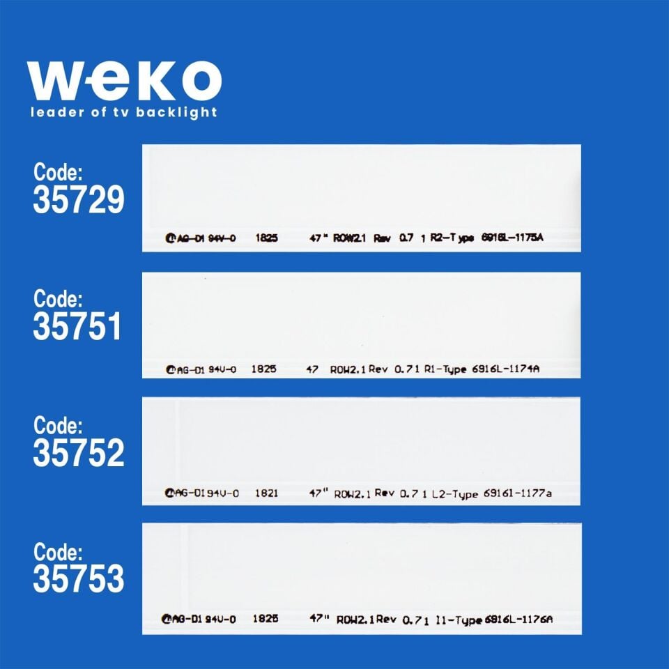 Wkset-6367 35729X3 51X3 52X3 53X347 Row2.1 Rev 0.7 1 12 Adet Led Bar