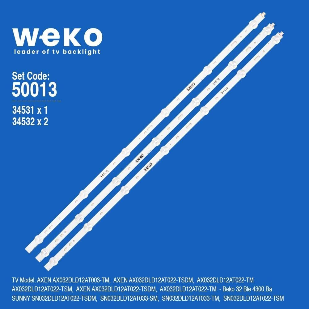 Wkset-5013 34531X1 34532X2 Svs320ad7 3 Adet Bar Led