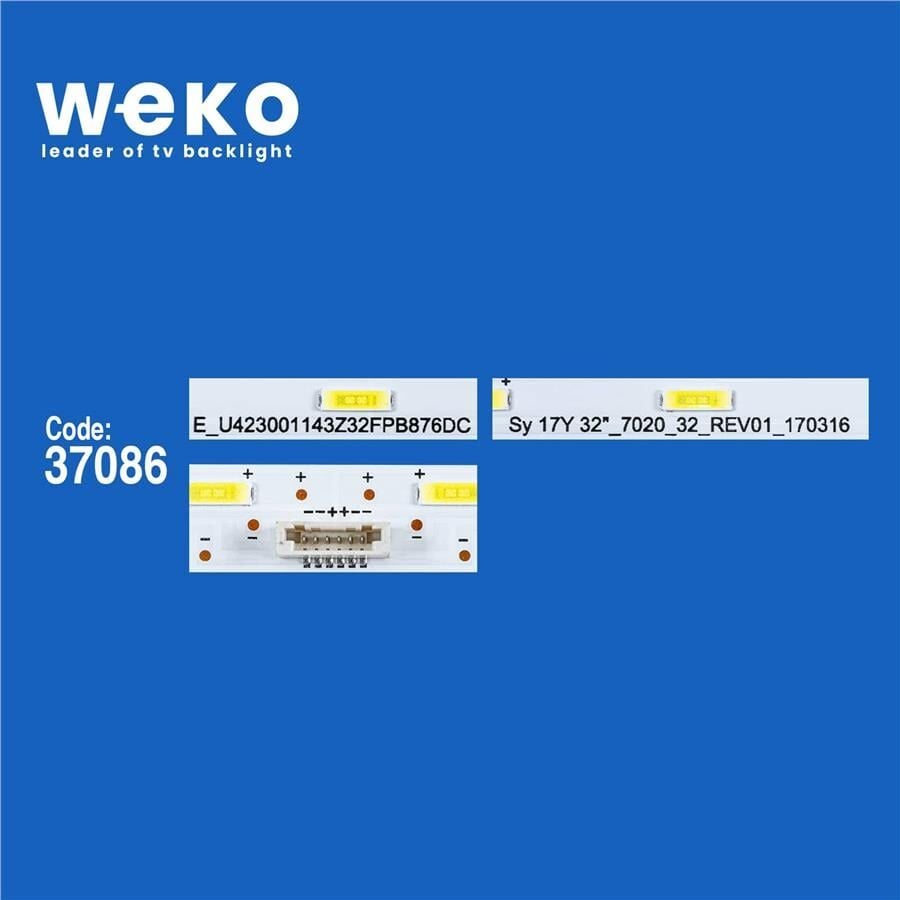 Wkset-6374 37094X1 Sony 17Y 32_7020_32_Rev01_170316 1 Adet Led Bar (32Led)