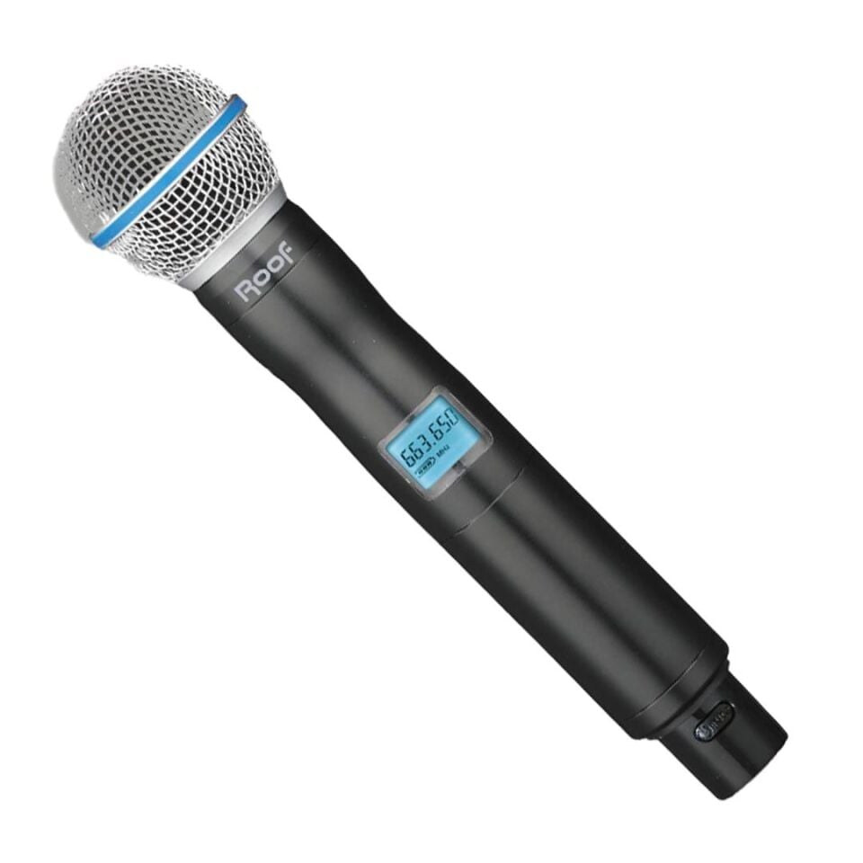 Roof R-10 UHF Profesyonel Kablosuz El Mikrofonu