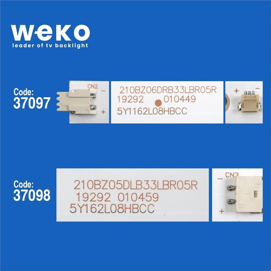 Wkset-6378 37097X5 37098X5 Lb58003 V0_01 Lb58003 V1_01 10 Adet Led Bar
