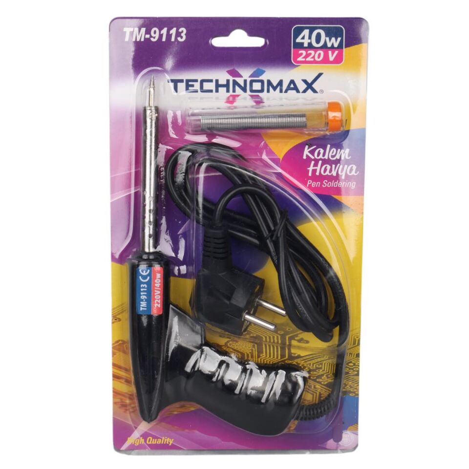 Technomax TM-9113 40 Watt Tabanca Havya Lehim Telli