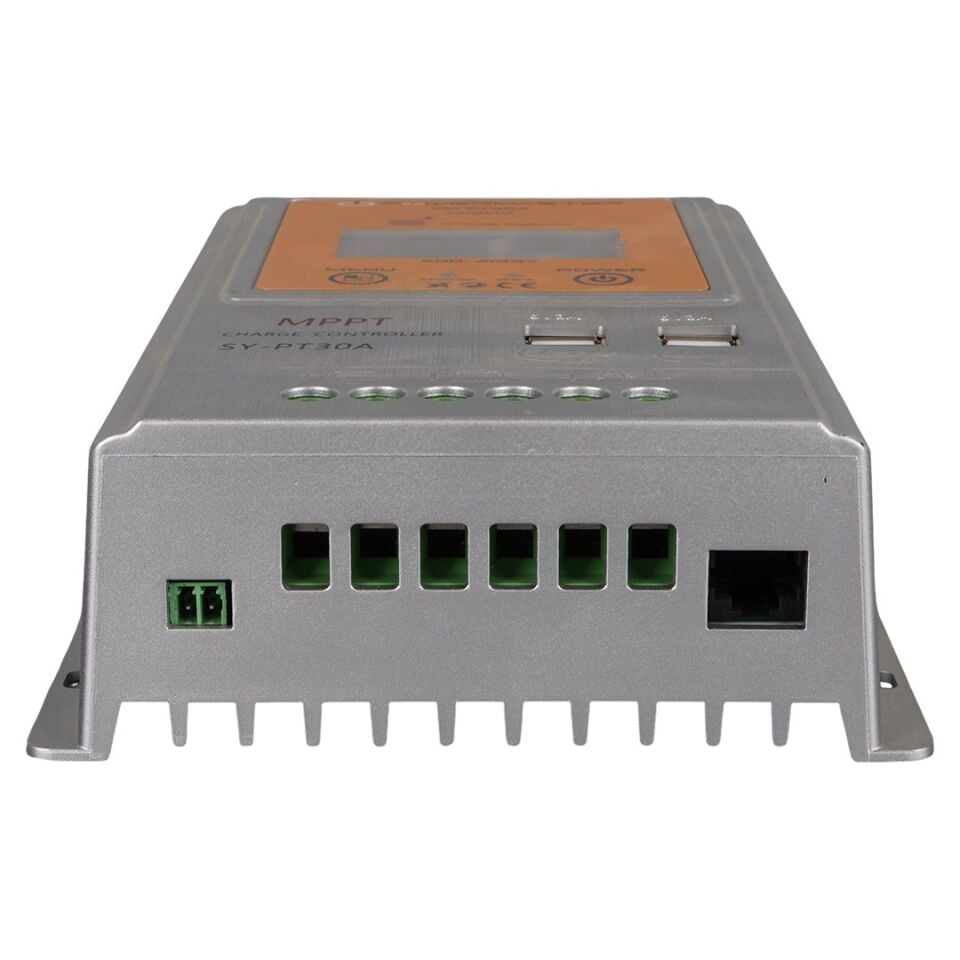 Powermaster PM-PT30A 12V/24V 30A MPPT 4 Usb'li Dijital Otomatik Solar Şarj Regülatörü