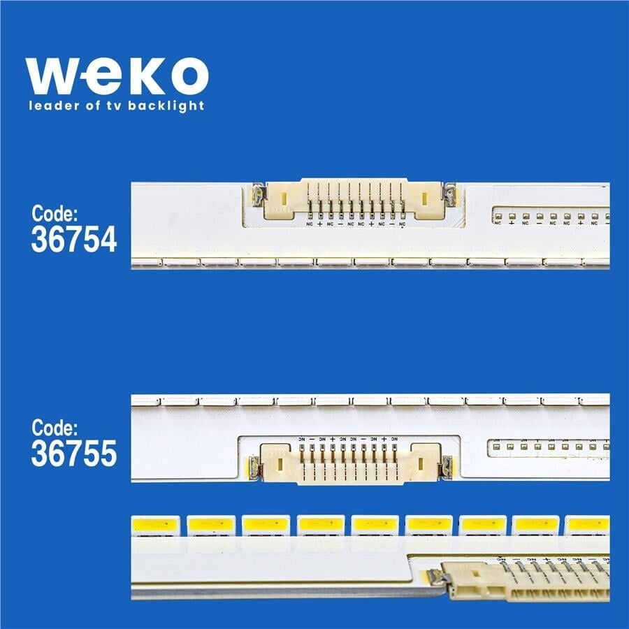 Wkset-5959 36754X2 36755X2 Vh70-650Sma/B 4 Adet Led Bar (52Led)