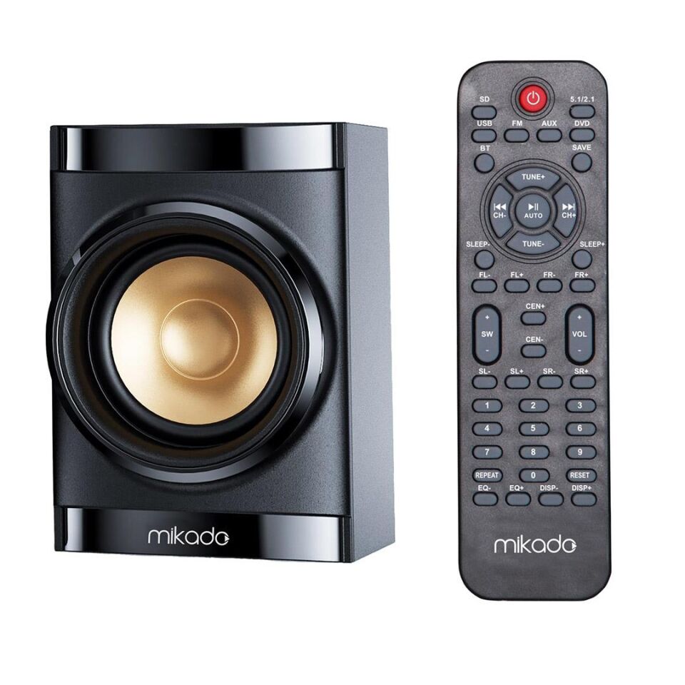 Mikado MD-381BT 40W USB+SD+FM+BT Destekli 5+1 Ses Sistemi