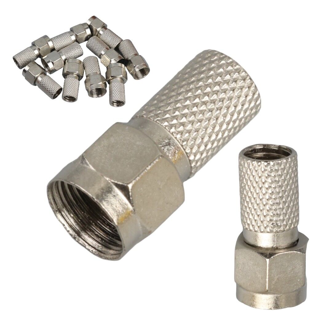 Herz Hf-02 Rg6/U6 22 Mm Siyah Contalı F Konnektör