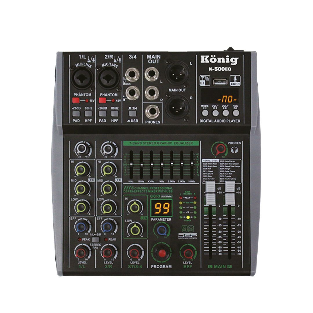 König K-500EQ 4 Kanal Dec Mikser