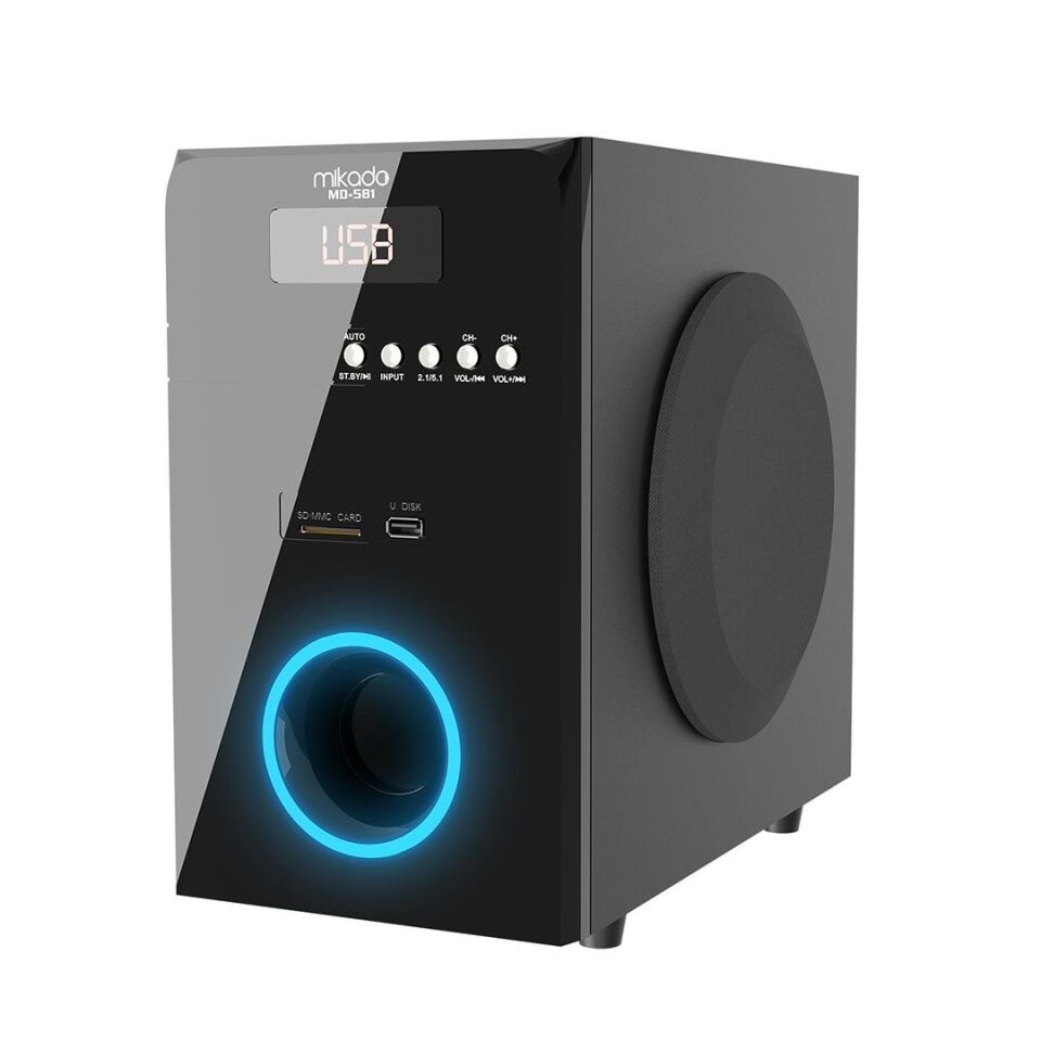 Mikado MD-581BT 110W USB/SD/FM/BT Destekli 5+1 Ses Sistemi