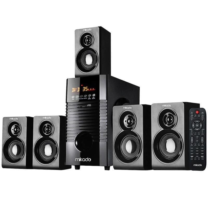 Mikado MD-856BT USB-SD-FM-BT Destekli 5+1 Ses Sistemi