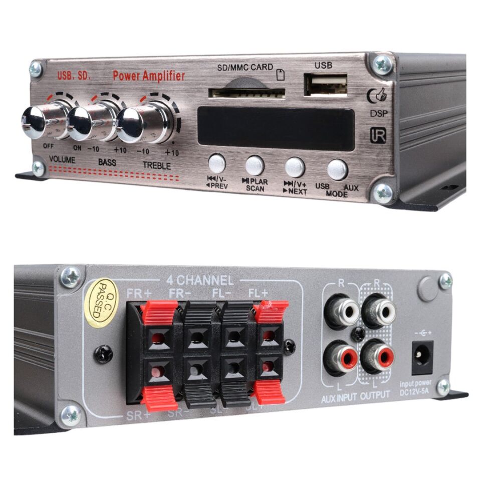 MagicVoice YW-281L 12 Volt 200Watt Motosiklet Bluetooth Anfi