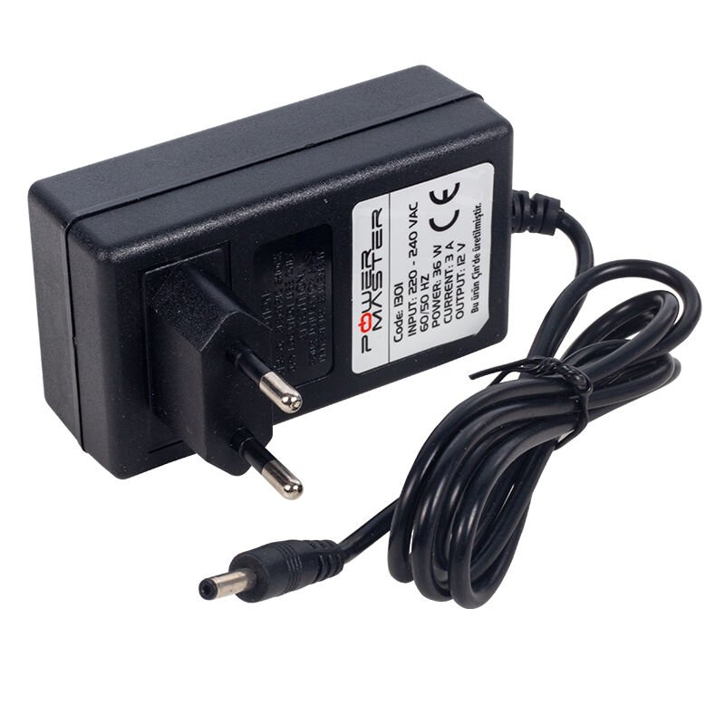 Powermaster PM-1301 12 Volt 3 Amper Yazar Kasa Pos Adaptör