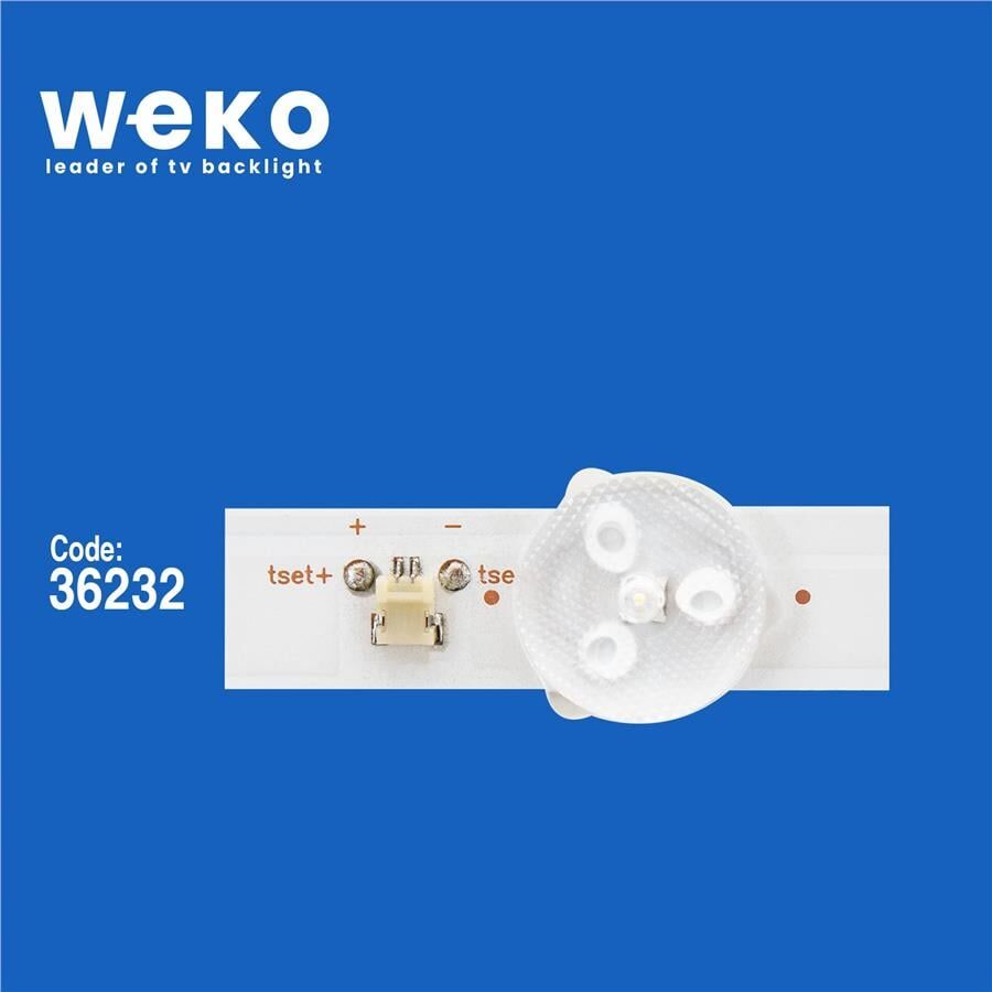 Wkset-5987 36232X2 Hl-00320A30-0601S-03 A1 2*6 2 Adet Led Bar (6V6led57,4Cm)