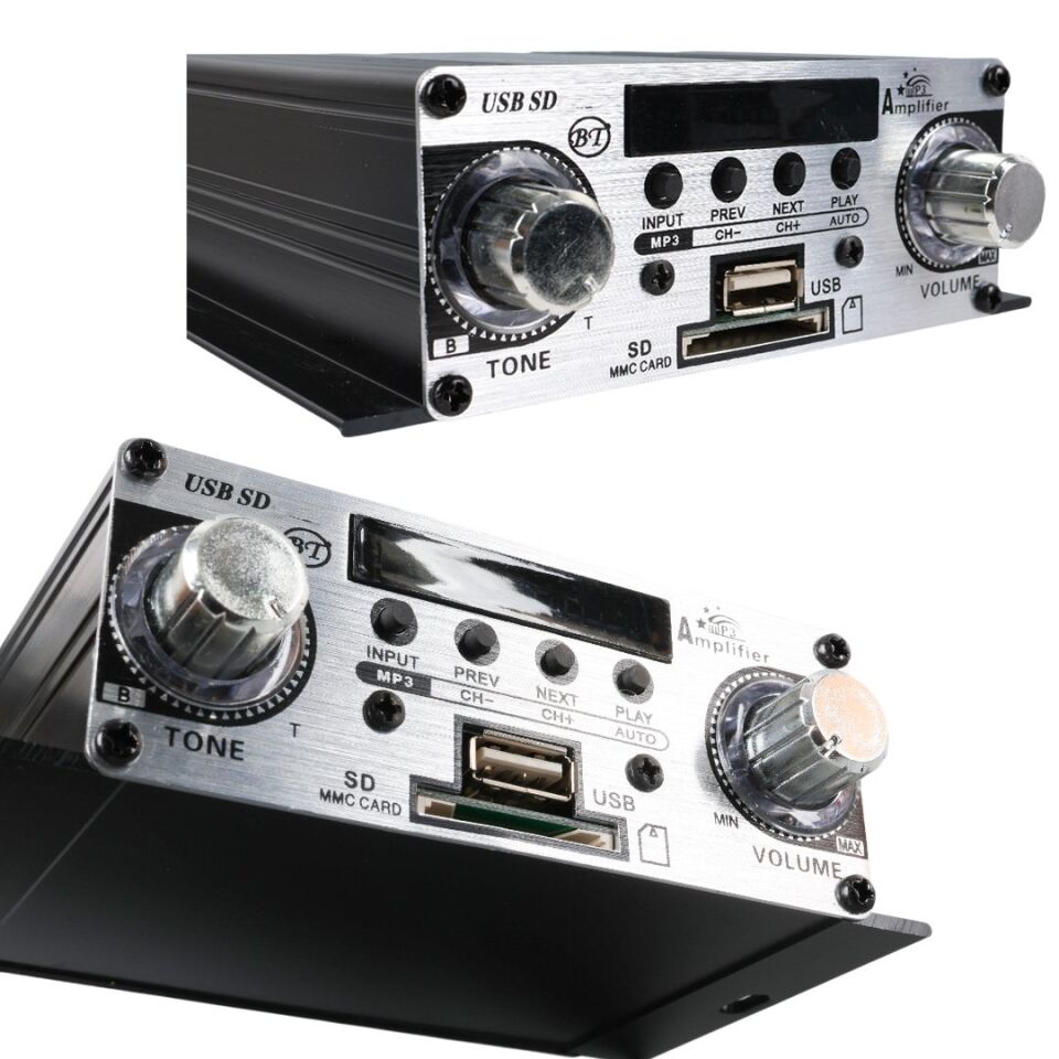 MagicVoice YW-191L 12 Volt 100 Watt Motosiklet Bluetooth Amfi
