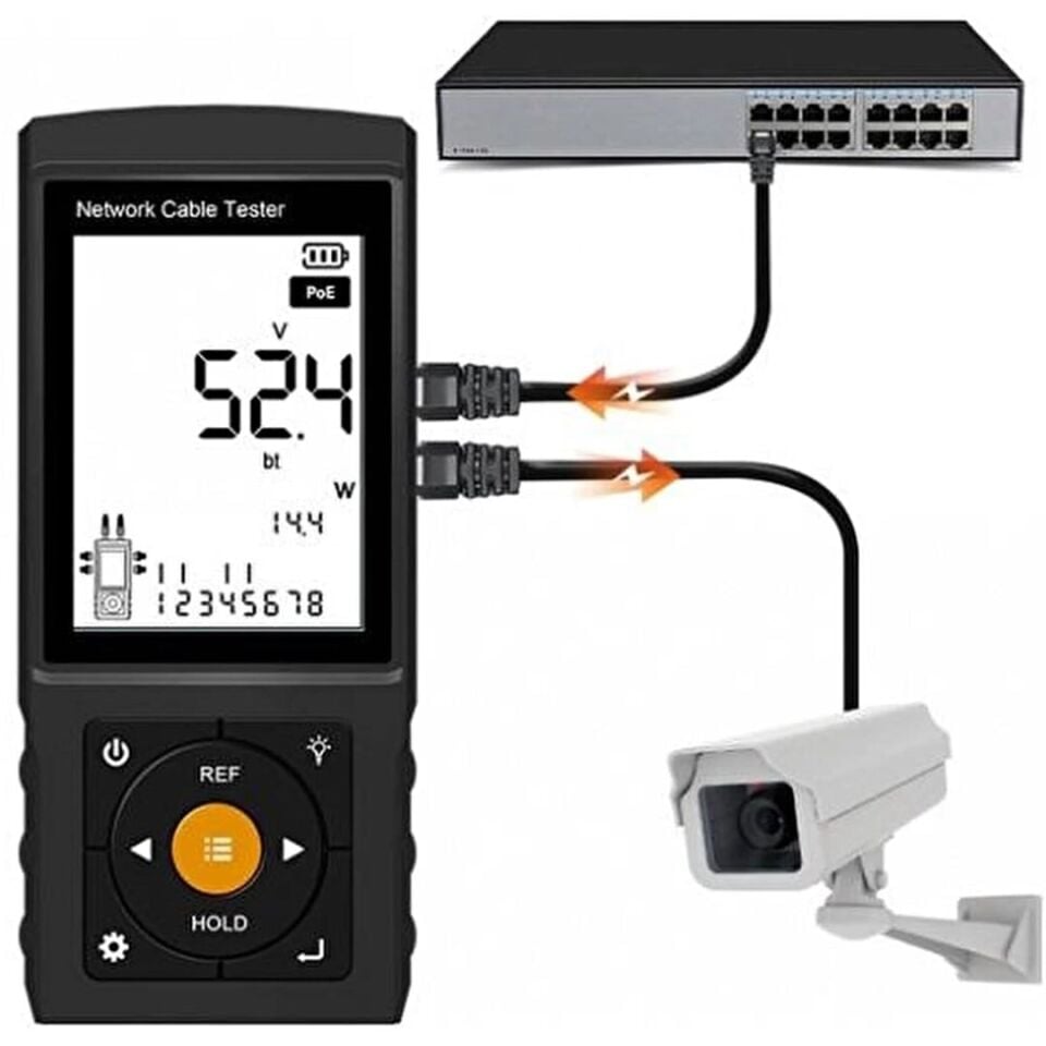Novacom NVC-LT200 3'' Lcd Ekranlı Kablo Test Cihazı