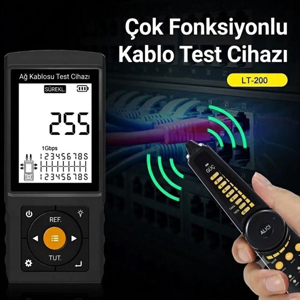 Novacom NVC-LT200 3'' Lcd Ekranlı Kablo Test Cihazı
