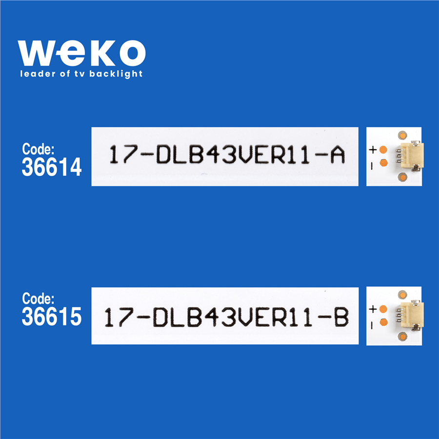 Wkset-6007 36614X2 36615X1 17Dlb43ver13-A/B 3 Adet Led Bar
